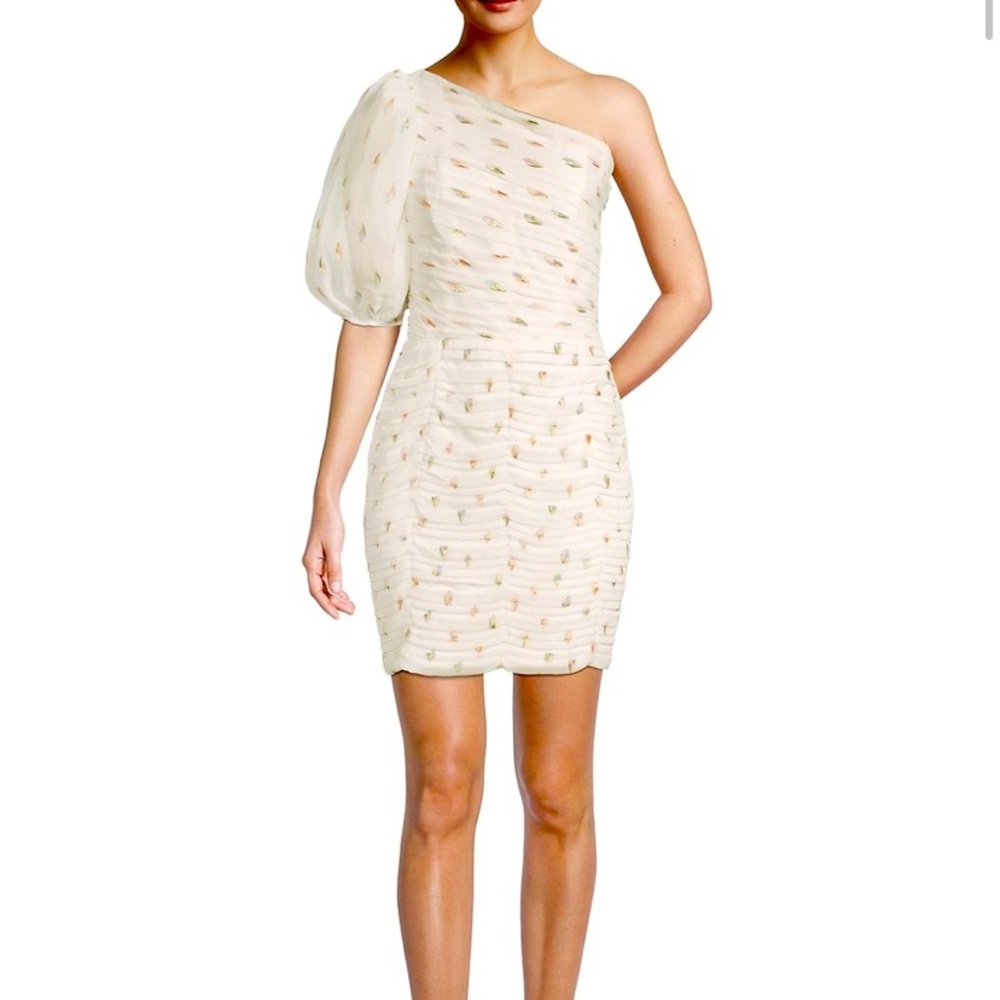 Ronnie One-Shoulder Ruched Dress